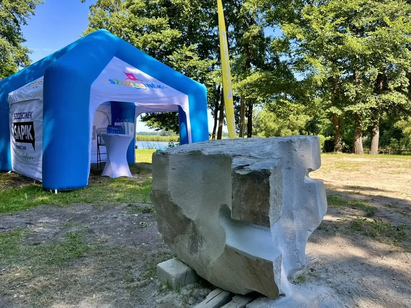 aktualność: Tu powstanie plenerowa galeria. Przestrzeń dla rzeźb młodych artystów  
